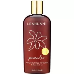 Leahlani Skincare Třpytící Pua lei Kula Coco Infusion - květinový hedvábný olej shimmer