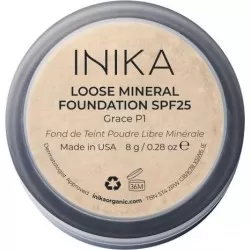 Inika Organic Přírodní sypký minerální pudrový makeup SPF 25
