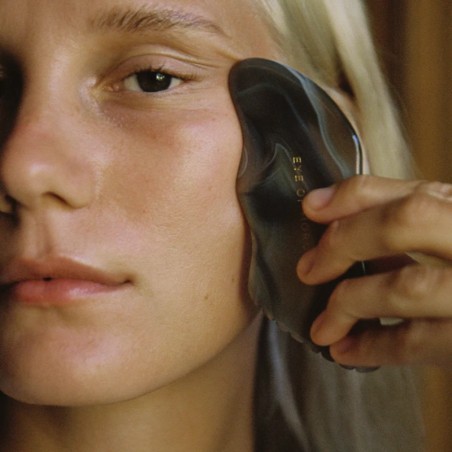 EYE OF HORUS Guasha achát kámen pro masáž obličeje a těla