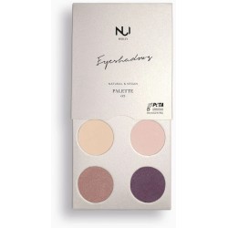 NUI COSMETICS Paletka přírodních vysoce pigmentových kompaktních stínů