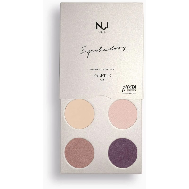 NUI COSMETICS Paletka přírodních vysoce pigmentových kompaktních stínů