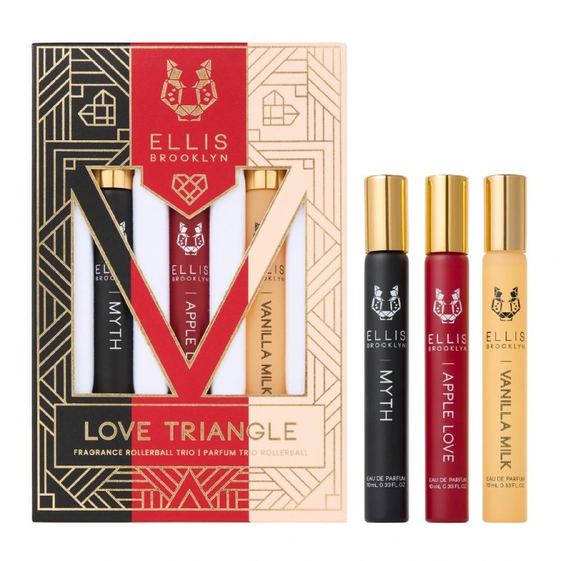 Ellis Brooklyn Love Triangle Fragrance Rollerball Trio Set přírodních parfémů