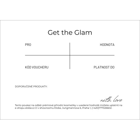 Elobe | nontoxic you Dárkový poukaz 3000Kč