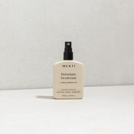 MUKTI ORGANICS BOTANIQUE Přírodní deodorant a tělový sprej - Citrusy a sibiřská jedle