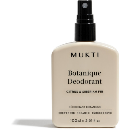 MUKTI ORGANICS BOTANIQUE Přírodní deodorant a tělový sprej - Citrusy a sibiřská jedle