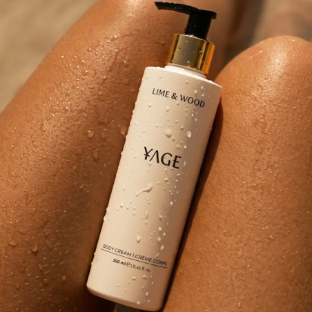 YAGE ORGANICS Tělový krém pro obnovu kožní bariéry Lime & Wood